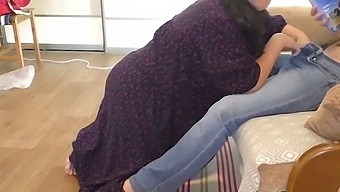A Mother Performs Oral Sex On Her Son And Exposes Her Rear For Anal Penetration