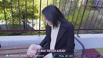 Public Agent'S Outdoor Encounter With A Russian Coed Leads To Anal Play And Facial Finish
