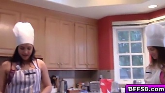 Three Sexy Women Enjoy A Huge Cock On Valentine'S Day