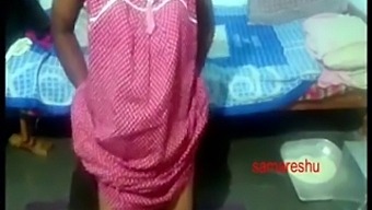 Village Couple From Telangana Indulges In Eating Pussy And Double Penetration