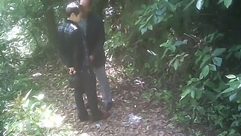 Gay Dads Enjoy Outdoor Cruising In The Park