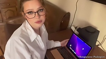 Pov: Stepmom Gives A Blowjob Before A Business Meeting