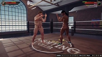 Ethan And Dela Engage In A Nude Fight