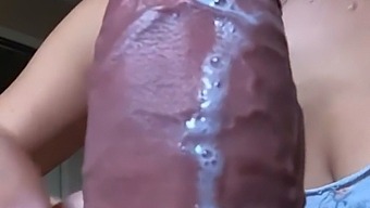 Cumshot After A Sloppy Blowjob And Footjob