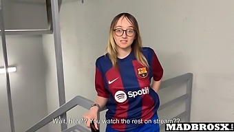 Barcelona Fan Gets Anal Sex From Psg Fans In The Stadium Corridors